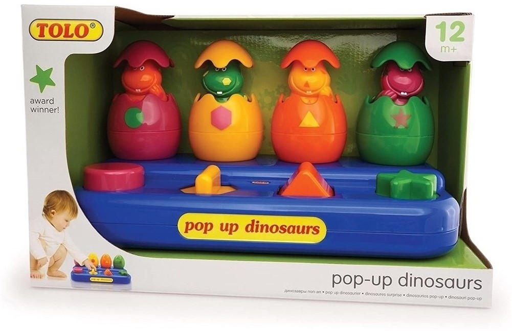 Pop up store dinosaur toy